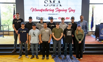 Local Students Sign On with Employers at Manufacturing Signing Day