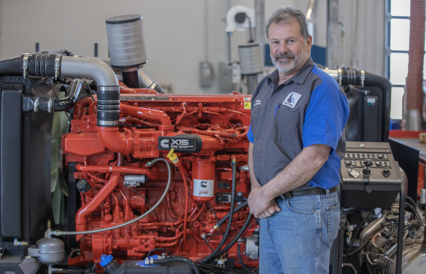 Retiring Diesel Instructor Had Mechanical Interest From an Early Age