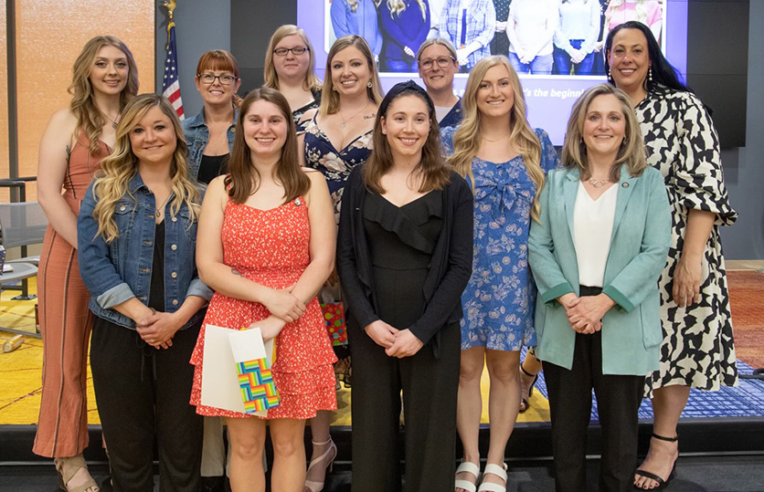 Graduates from Blackhawk’s Sonography Program Celebrated in Pinning Ceremony