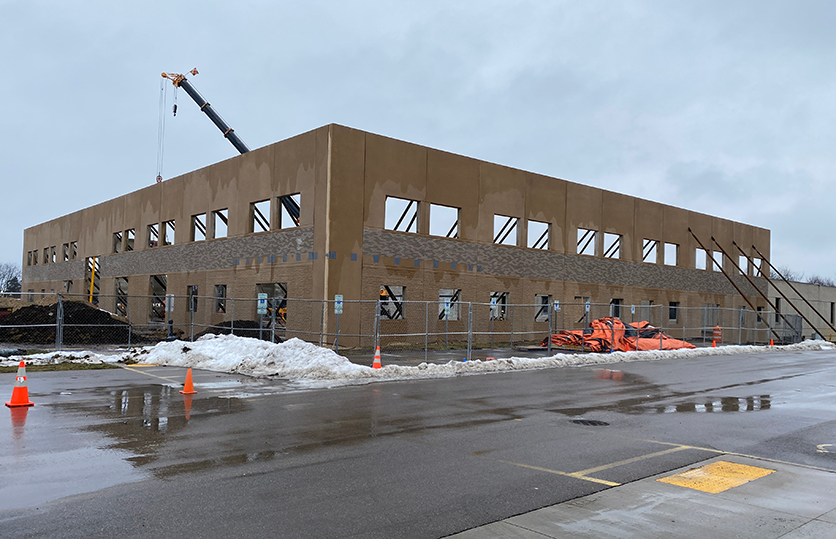 Construction Progressing Quickly on Innovative Manufacturing Education Center