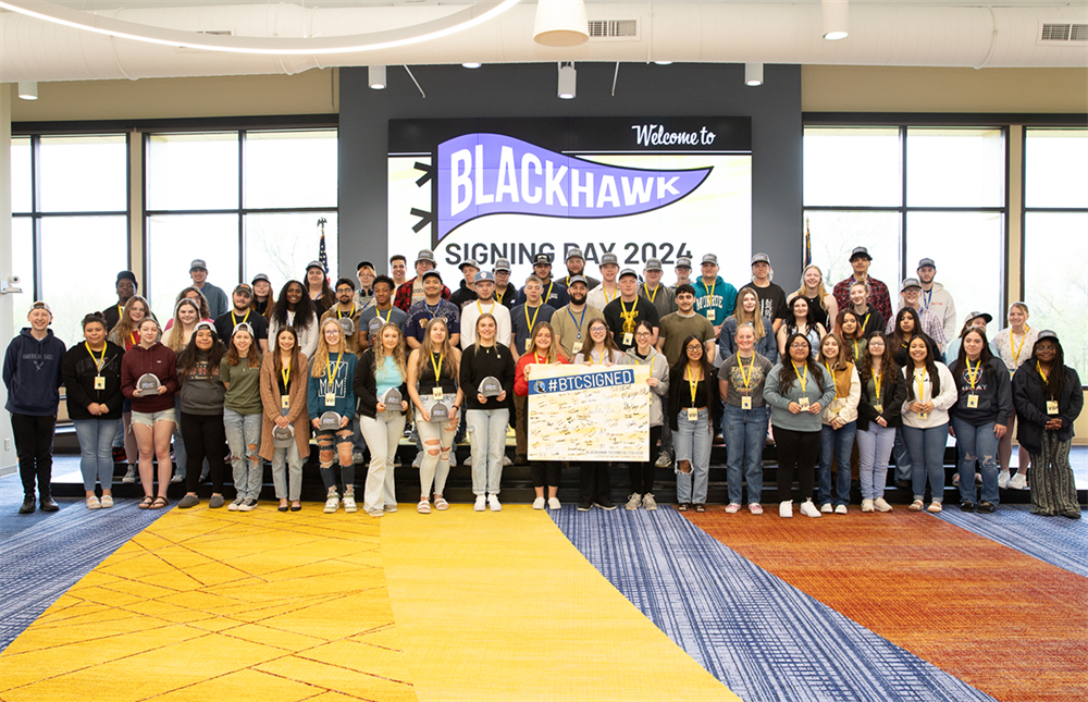 New Blackhawk Students Recognized at Letter of Intent Signing Day