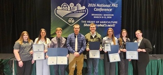 Blackhawk Agricultural Students Win Awards at National PAS Conference