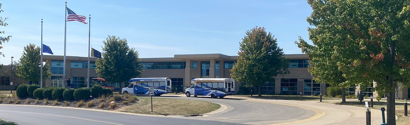 Exterior shot of Central building