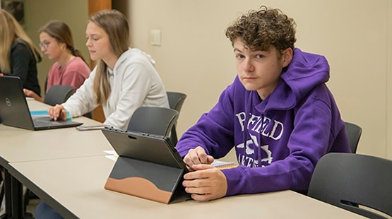 Students in classroom