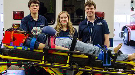 Paramedic Technician students