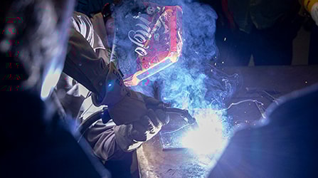 Welder with torch