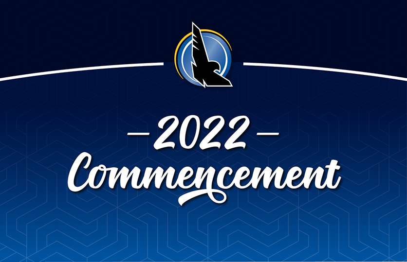 graphic for the 2022 Commencement
